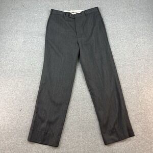 BROOKS BROTHERS Madison Pants Mens 35X31 Wool Polyester Dress Slacks Office